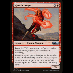 MTG Augur cinética (Kinetic Augur) Core Set 2021 m21#154