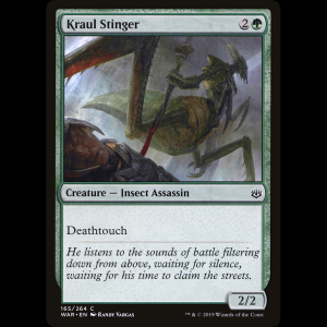 MTG Lancero kraul (Kraul Stinger) War of the Spark war#165