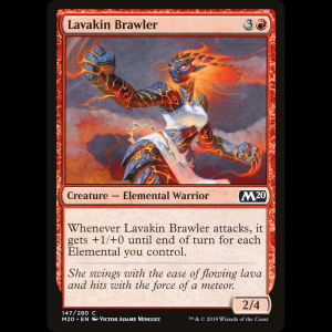 MTG Pendenciera magmoide (Lavakin Brawler) Core Set 2020 m20#147