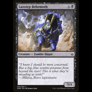 MTG Behemot de lazotep (Lazotep Behemoth) War of the Spark war#95