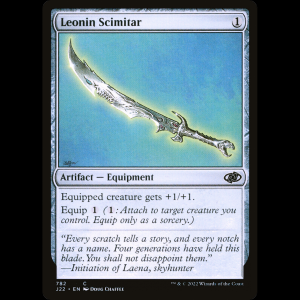 MTG Leonin Scimitar Jumpstart 2022 j22#782