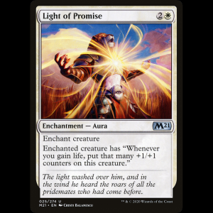 MTG Luz de la promesa (Light of Promise) Core Set 2021 m21#25