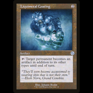 MTG Capa de metal líquido (Liquimetal Coating) The Brothers' War Retro Artifacts brr#28