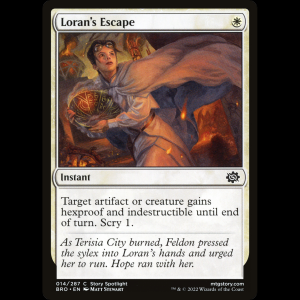 MTG Huida de Loran (Loran's Escape) The Brothers' War bro#14