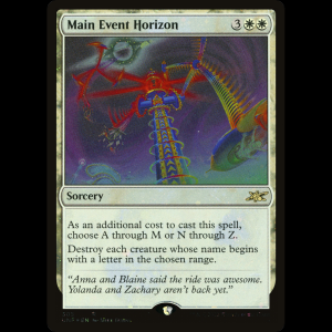 MTG Main Event Horizon Unfinity unf#305