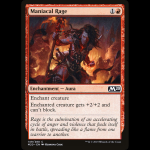 MTG 광기어린 분노 (Maniacal Rage) Core Set 2020 m20#149