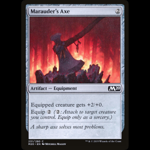 MTG Hacha de saqueador (Marauder's Axe) Core Set 2020 m20#231