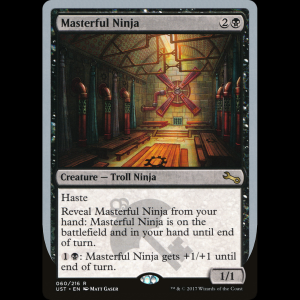 MTG Masterful Ninja Unstable ust#60