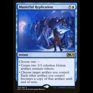 MTG Replicación experta (Masterful Replication) Core Set 2020 Promos pm20#65p