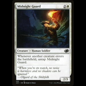 MTG Midnight Guard Jumpstart 2022 j22#216