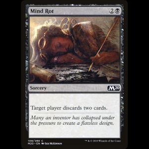 MTG Podredumbre mental (Mind Rot) Core Set 2020 m20#108