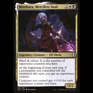 MTG Minthara, Merciless Soul Commander Legends: Battle for Baldur's Gate clb#286