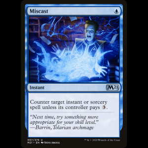 MTG Hechizo fallido (Miscast) Core Set 2021 m21#57