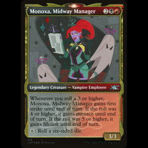 MTG Monoxa, Midway Manager Unfinity unf#516