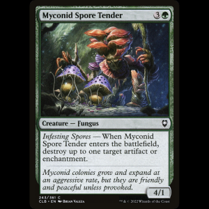 MTG Myconid Spore Tender Commander Legends: Battle for Baldur's Gate clb#243