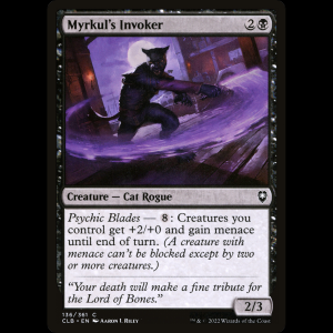 MTG Myrkul's Invoker Commander Legends: Battle for Baldur's Gate clb#136