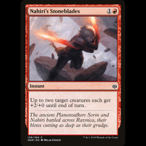 MTG ナヒリの石刃 (Nahiri's Stoneblades) War of the Spark war#139