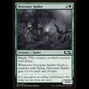 MTG Araña lanzatelas (Netcaster Spider) Core Set 2020 m20#184