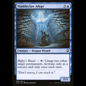 MTG Nimbleclaw Adept Commander Legends: Battle for Baldur's Gate clb#86
