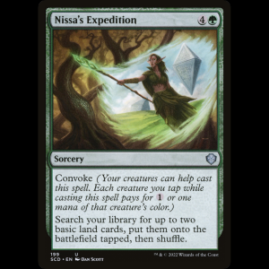 MTG Nissa's Expedition Starter Commander Decks scd#199