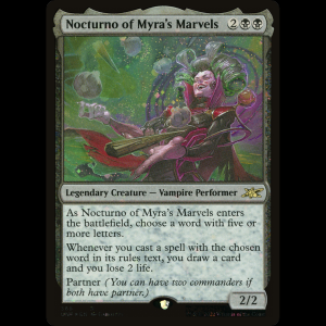 MTG Nocturno of Myra's Marvels Unfinity unf#368