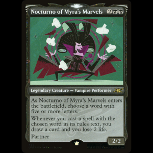 MTG Nocturno of Myra's Marvels Unfinity unf#499