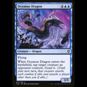 MTG Oceanus Dragon Commander Legends: Battle for Baldur's Gate clb#87