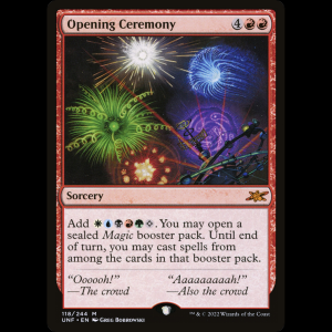 MTG Opening Ceremony Unfinity unf#118