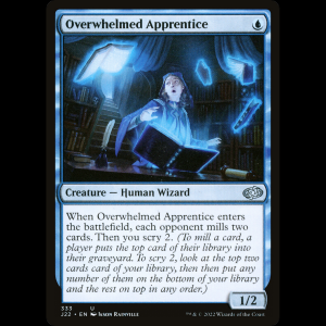 MTG Overwhelmed Apprentice Jumpstart 2022 j22#333