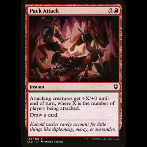 MTG Pack Attack Commander Legends: Battle for Baldur's Gate clb#190