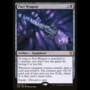MTG Arma de pacto (Pact Weapon) Commander Legends: Battle for Baldur's Gate clb#139