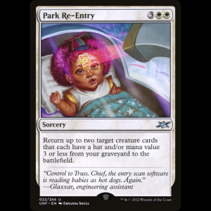 MTG Park Re-Entry Unfinity unf#22
