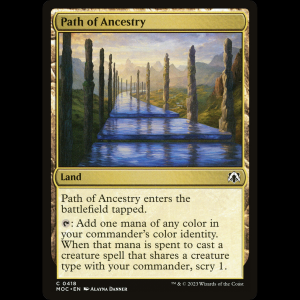 MTG Path of Ancestry March of the Machine Commander moc#418