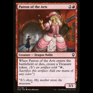 MTG Mecenas de las artes (Patron of the Arts) Commander Legends: Battle for Baldur's Gate clb#191