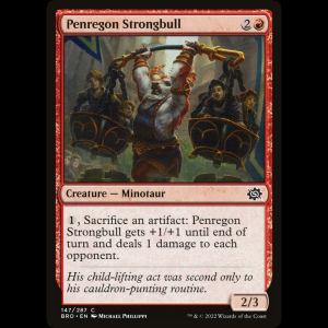 MTG Toro fortachón de Penregon (Penregon Strongbull) The Brothers' War bro#147