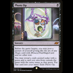 MTG Photo Op Unfinity unf#83