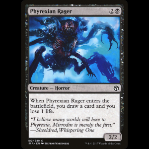 MTG Phyrexian Rager Iconic Masters ima#102