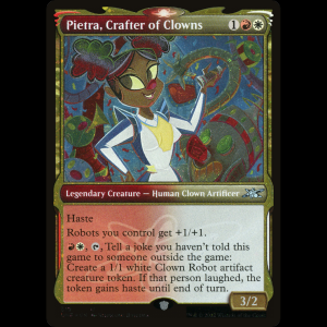 MTG Pietra, Crafter of Clowns Unfinity unf#519