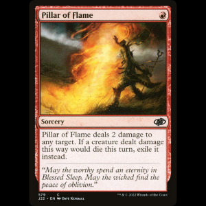 MTG Pillar of Flame Jumpstart 2022 j22#579