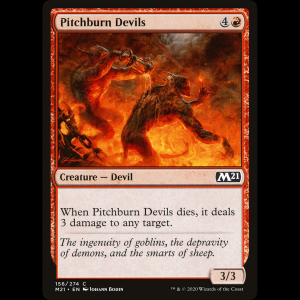MTG Diablos arrojafuego (Pitchburn Devils) Core Set 2021 m21#156