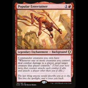MTG Popular Entertainer Commander Legends: Battle for Baldur's Gate clb#192