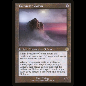 MTG Precursor Golem The Brothers' War Retro Artifacts brr#42
