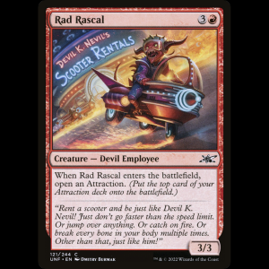MTG Rad Rascal Unfinity unf#121