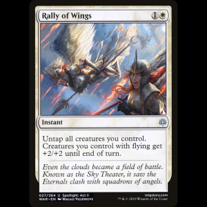 MTG Ataque alado (Rally of Wings) War of the Spark war#27