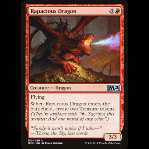 MTG Dragón avaro (Rapacious Dragon) Core Set 2020 m20#153