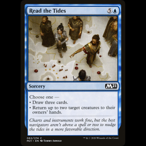 MTG Conocer las mareas (Read the Tides) Core Set 2021 m21#62
