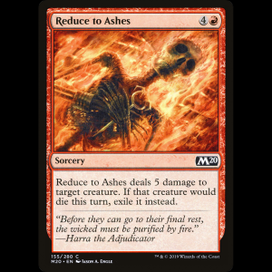 MTG Reducir a cenizas (Reduce to Ashes) Core Set 2020 m20#155