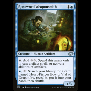 MTG Renowned Weaponsmith Jumpstart 2022 j22#338