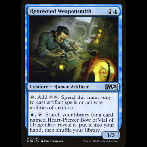 MTG Armero insigne (Renowned Weaponsmith) Core Set 2020 m20#72