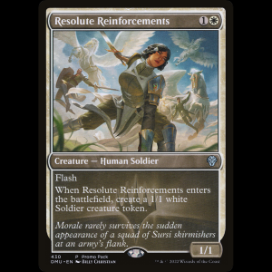 MTG Refuerzos decididos (Resolute Reinforcements) Dominaria United dmu#430